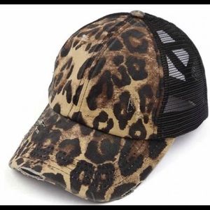 Cheetah Print Hat